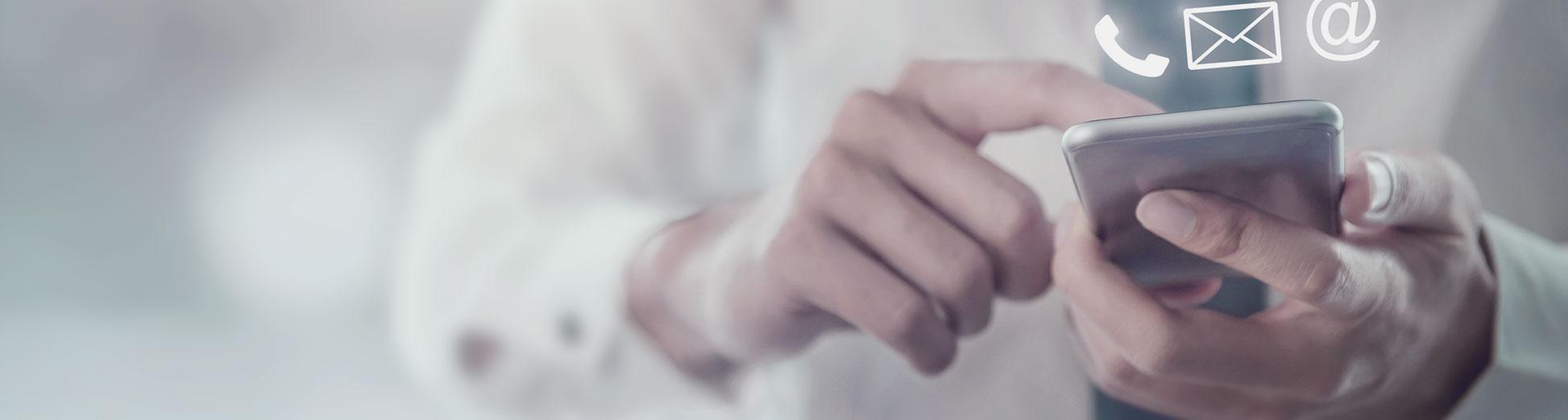 formy kontaktu - telefon komórkowy - Banner