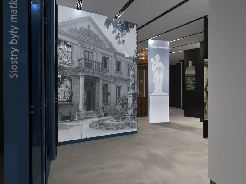 projekt wystawy - wizualizacja